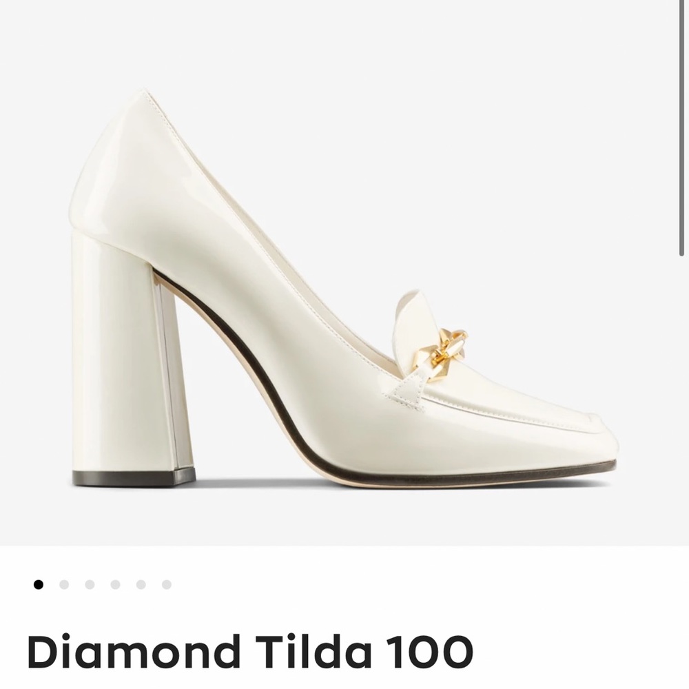 Worn once Jimmy Choo heeled loafers